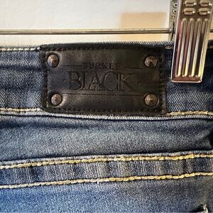 Black Buckle straight leg jeans 26x32 , fit no 96 distressed